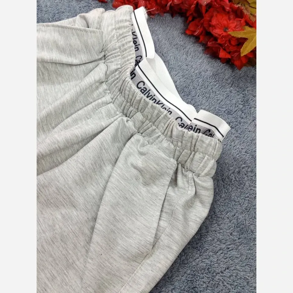 شلوار گت دار دوکاره جاگر CalvinKlein دوکمره سوپر نخ پنبه کلوین قابل استفاده هم بصورت بگ هم اسلش - تصویر 7