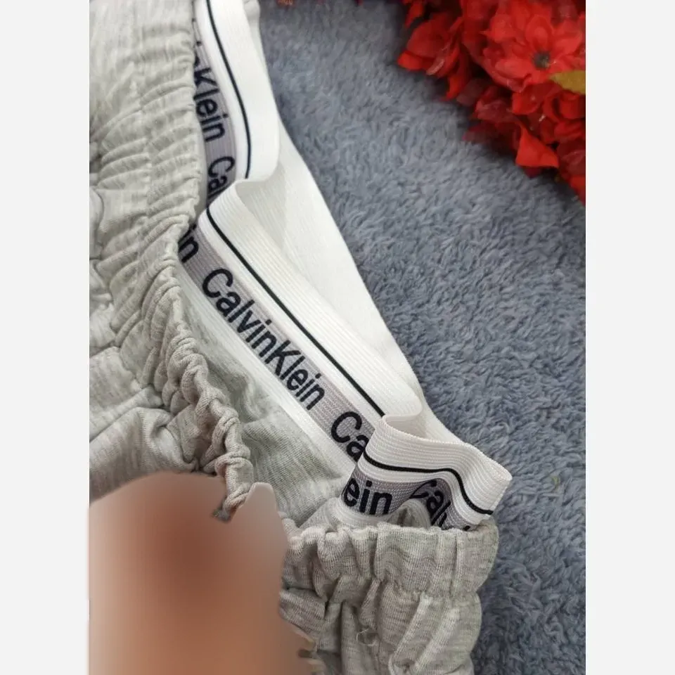 شلوار گت دار دوکاره جاگر CalvinKlein دوکمره سوپر نخ پنبه کلوین قابل استفاده هم بصورت بگ هم اسلش - تصویر 5