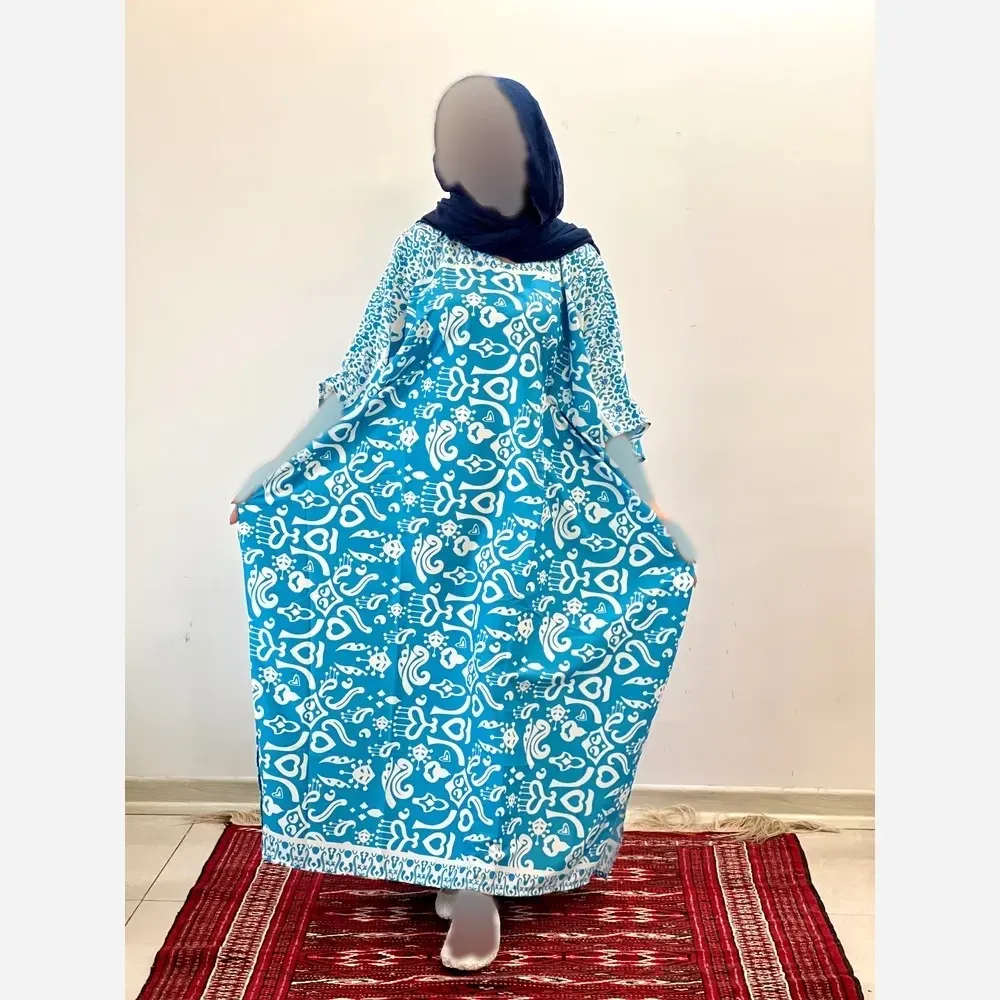 ساحلی خفاشی بوگاتی کرپ نخ فری سایز 38 تا 50 قد 135 - تصویر 11