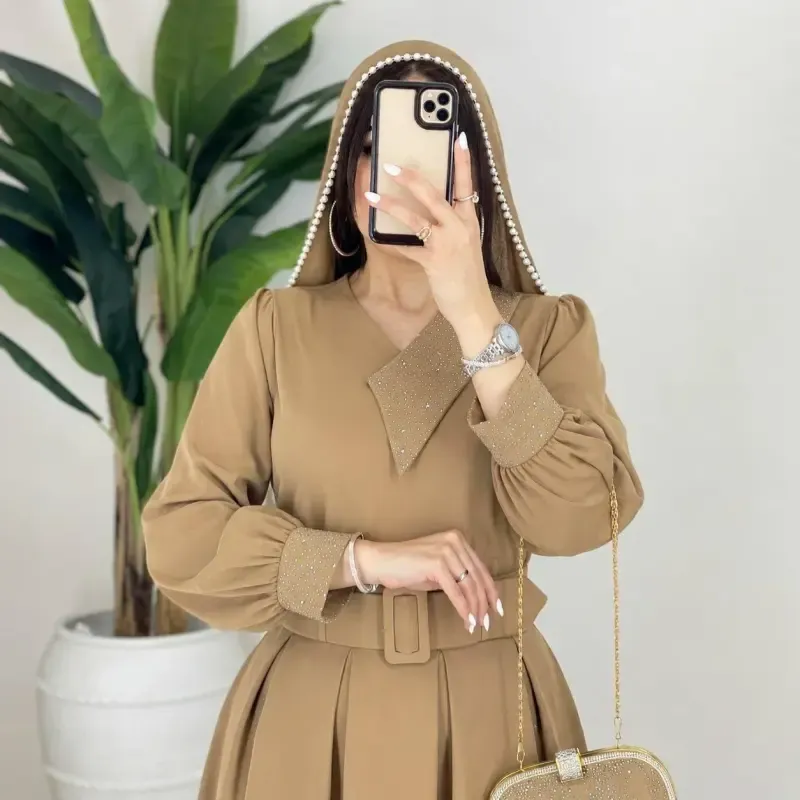 شومیز قواره دار زنانه کرپ الیزه درجه یک سایز بزرگ - تصویر 2