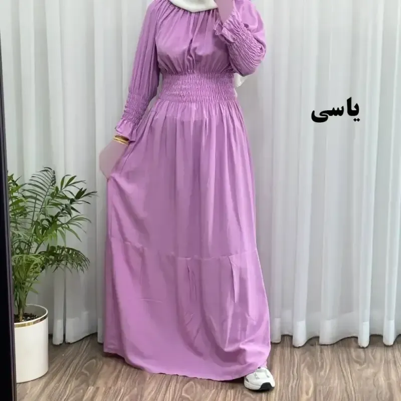 پیراهن ساحلی نخی زنانه مدل خسته فری سایز مناسب تا سایز 46 - تصویر 13