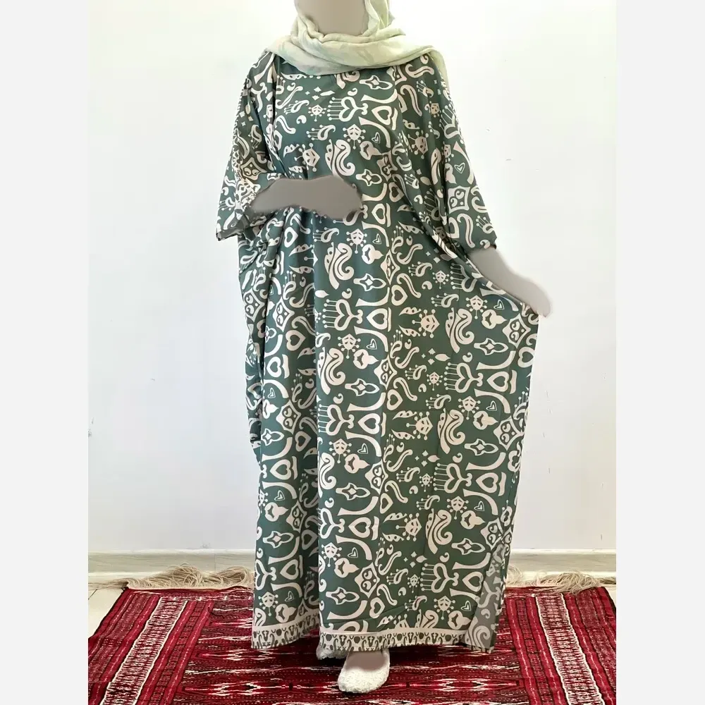 ساحلی خفاشی بوگاتی کرپ نخ فری سایز 38 تا 50 قد 135 - تصویر 3