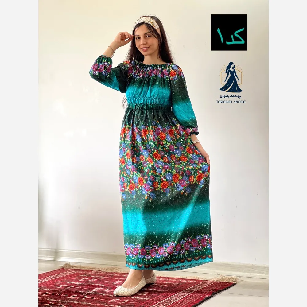 ساحلی نخی خارجی کمرکش طرح ستاره فری سایز خنک تابستانه - تصویر 5