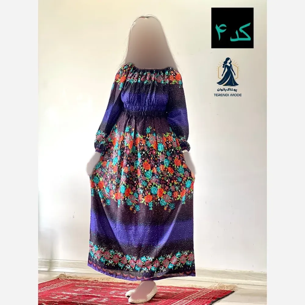 ساحلی نخی خارجی خنک و تابستانه طرح ستاره فری سایز - تصویر 2
