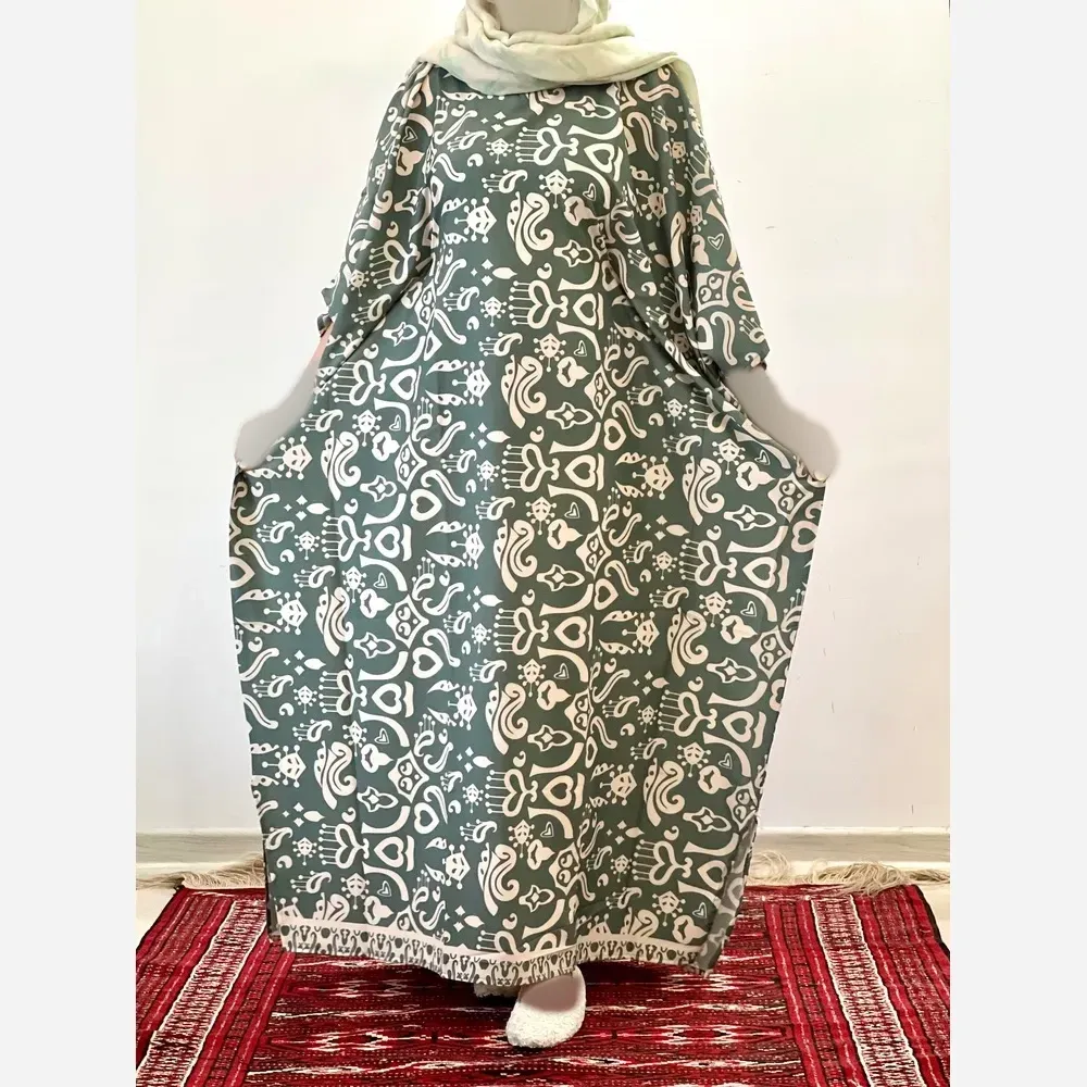 ساحلی خفاشی بوگاتی کرپ نخ فری سایز 38 تا 50 قد 135 - تصویر 8