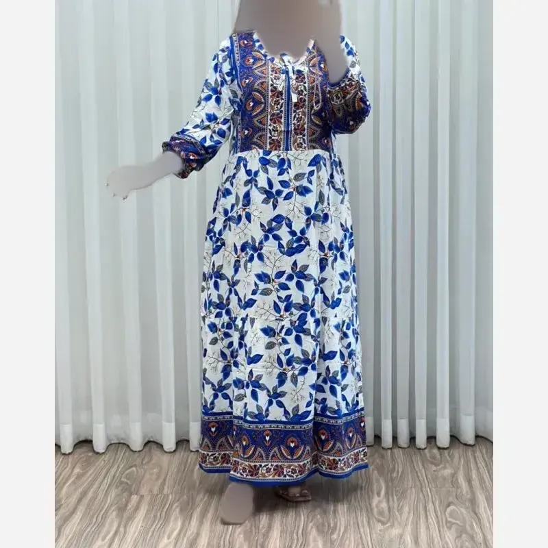 ساحلی نخی حاشیه دار زنانه فری سایز خنک و راحت - تصویر 7
