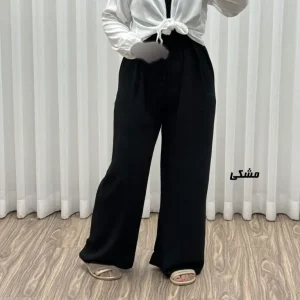 شلوار زنانه ابروباد فری سایز مناسب تا سایز 50 مدل راحتی و آزاد